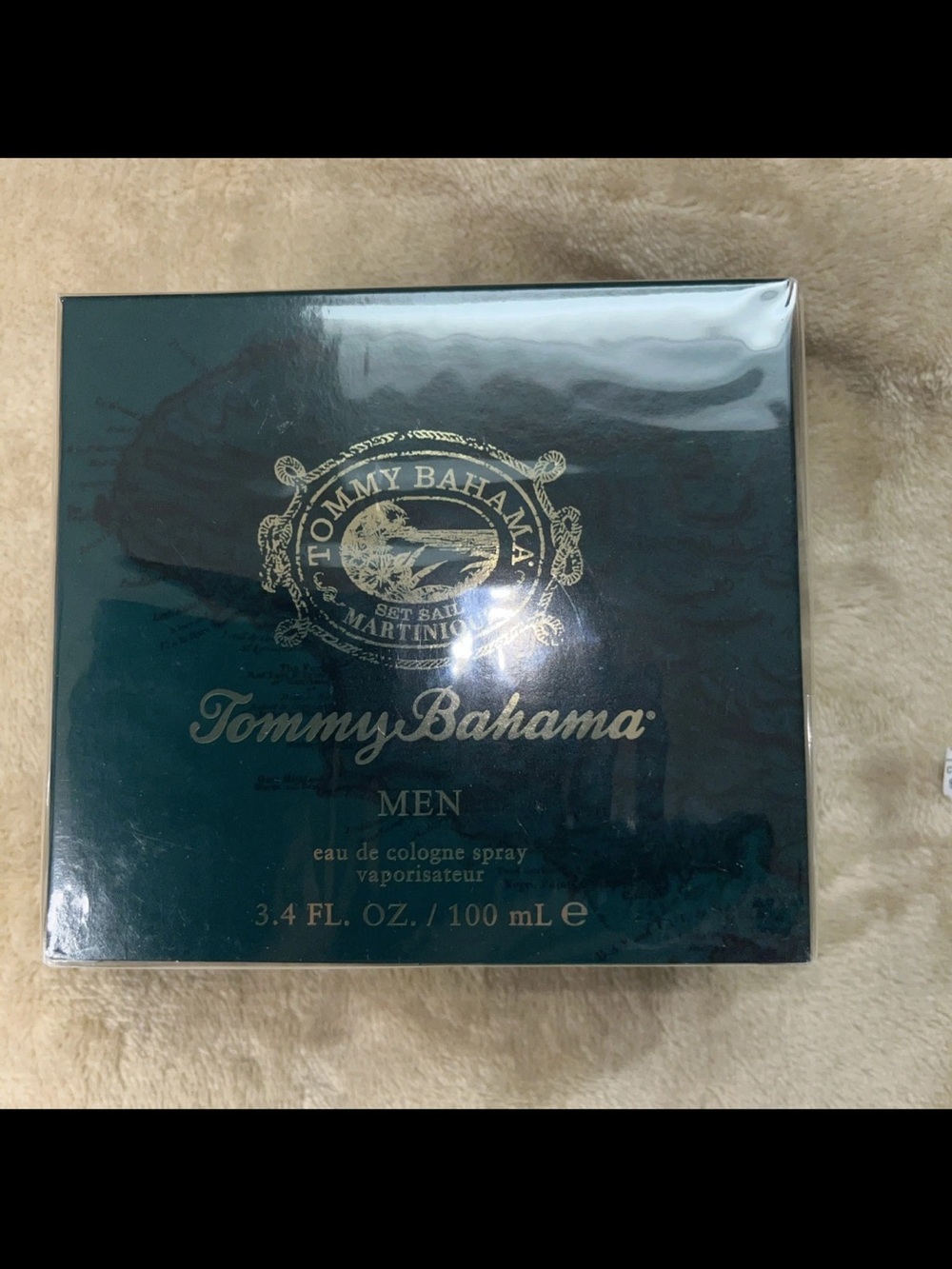 Tommy Bahama Men Eau de Cologne Spray - Dark Teal & Gold Accents